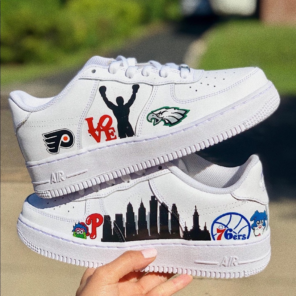 Custom Painted “Hometown” Nike Air Force 1s